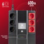 NGS Fortress Bunker 600VA-360W con 6 Salidas Schuko